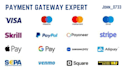 setup a verified payment gateway shopify payment payoneer klarna square paypal