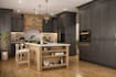 create kitchen remodel design with realistic 3d render