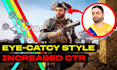 design amazing gaming youtube thumbnails