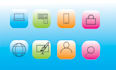 craft custom icon set and favicon