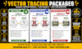 manual vector tracing, convert logo to vector, vectorize image