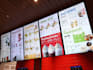 design modern restaurant menu digital menu board and animated TV screen menu