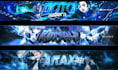 design and draw anime youtube banner and logo
