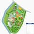 design festival maps, vector map illustrations, event maps