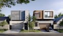 do high end exterior visualization for modern architecture