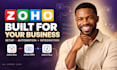 setup zoho one, zoho crm, books, people, creator, analytics, form and desk