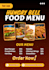 do restaurant  menu design , food menu and digital manu