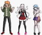 draw your character as a danganronpa v3 sprite