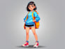 create cartoon character or avatar in vectors