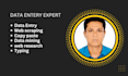 do data entry, copy paste, typing, web research web scraping
