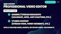 edit your stream highlights and compilations into a youtube video