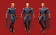 create 3d character model for game, animation