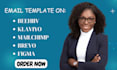 design canva brevo klaviyo beehiiv figma mailwizz  mailchimp email template