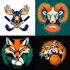 create a unique logo according to your description