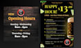 design menu for restaurant in 1 day