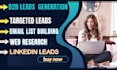 do targeted b2b lead generation, linkedin sales leads, ecommerce leads