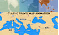 create travel map route map animation and map explainer