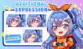 draw png tuber model for streaming in chibi style