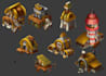 create 2d game assets, objects, icons, props