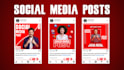 do creative social media post designs in 2 hours