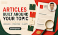 write magnetic, unique and authentic articles