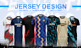 do custom esports and gaming sublimation jersey design