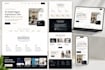 create a custom wordpress website design with elementor or custom theme
