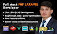 develop custom CRM solutions or API services as a php laravel developer