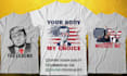 create patriotic flag political custom t shirt design