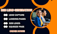 do landing page design lead capture page b2b lead generation