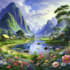 make color 2d landscapes, backgrounds, illustration design