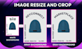 do bulk image resize, cropping perfectly