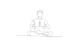 animate a continuous line art