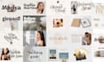 design custom font, elegant typeface, or typography for your brand