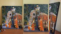 do acrylic painting on canvas