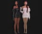 do 3d second life character, 3d clothing mesh with  3d textures, rig it
