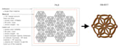 create vector svg file for laser cutting machine or stickers