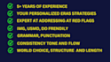 deeply edit your eras cv, personal statement, lors and interview prep