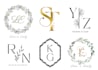 design a wedding monogram or initial logo
