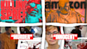 create a eye catching true crime, horror youtube thumbnail