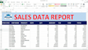 create a custom data analysing and report in ms excel