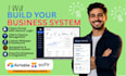 build your airtable softr system database webapp  mvp client portal, automations