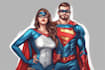 draw amazing couple superhero character