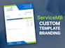 do servicem8 custom invoice template design