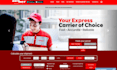 courier service website, dispatch and delivery, logistics and trucking website