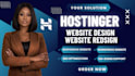 design modern hostinger website, hostinger redesign, wordpress website