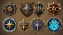 design medieval, fantasy, rpg gaming logo