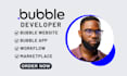 be your bubble io app mvp bubble developer bubble website web application