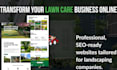 build a lawn care or landscaping business website