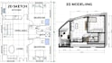 draw a complete architectural 2d drawing elevation section 3d model in autocad